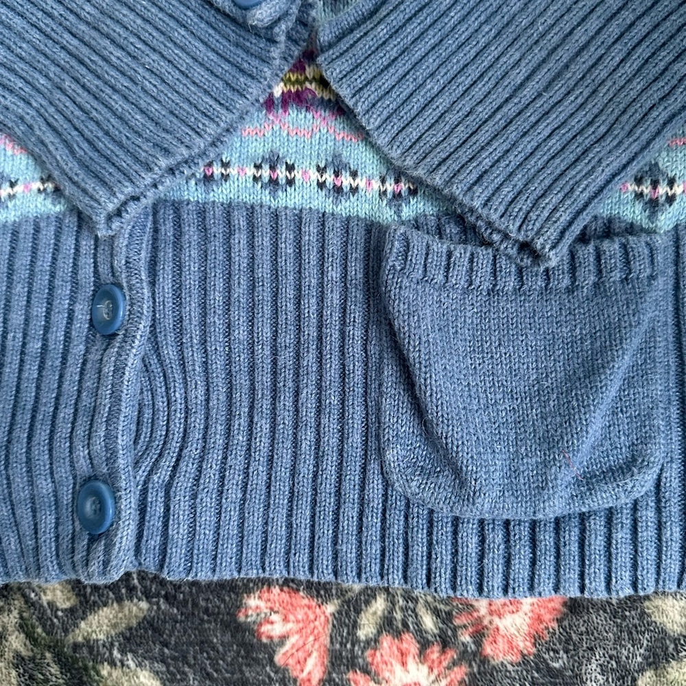 Tiara Multicolor Patterned Cardigan - Picture 6 of 8